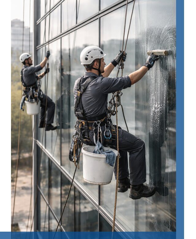 Мойка сплошного остекления в Ярославле, заказать от 308 р.| ВЫСОТНИК-Рсл