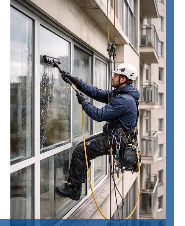 Мойка балконного остекления в Ярославле от 3594 р. | ВЫСОТНИК-Рсл