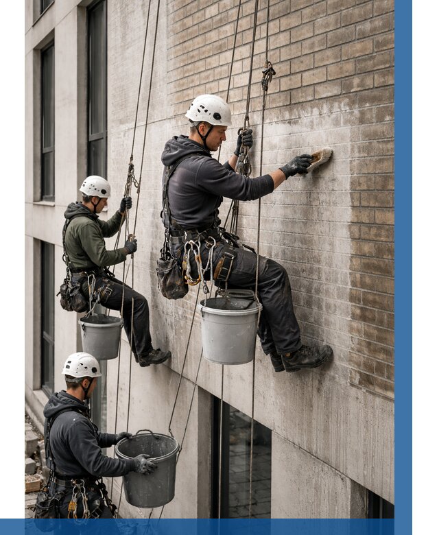 Удаление высолов с фасада в Ярославле от 257 р. | ВЫСОТНИК-Рсл