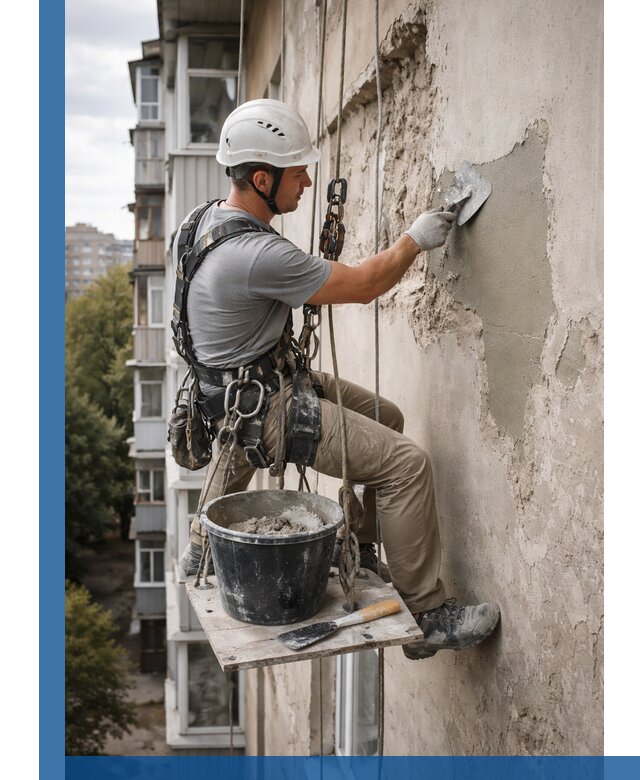 Восстановление фасадной штукатурки в Ярославле с гарантией качества