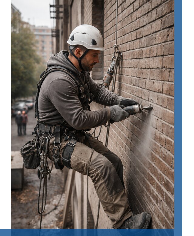 Расшивка кирпичных швов в Ярославле от 616 р. | ВЫСОТНИК-Рсл