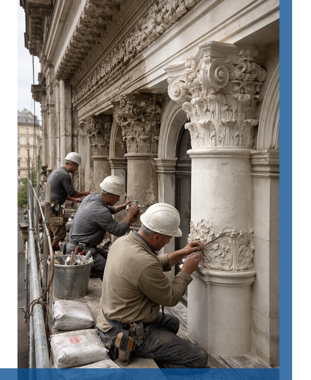 Реставрация фасадной лепнины в Ярославле от 2567 р. | ВЫСОТНИК-Рсл