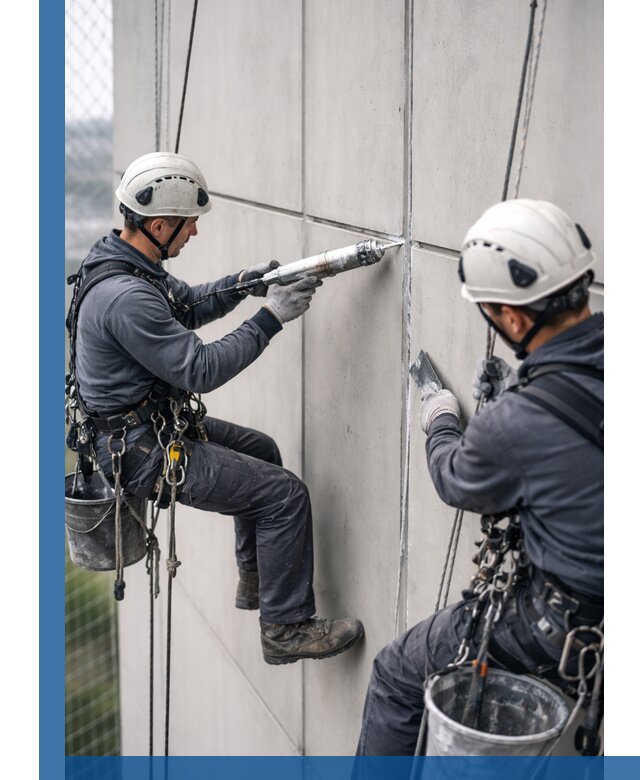 Первичная герметизация швов фасадов и кровель в Ярославле