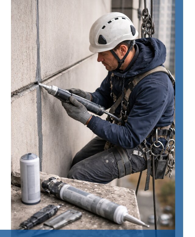 Вторичная герметизация швов в Ярославле от 462 р. | ВЫСОТНИК-Рсл