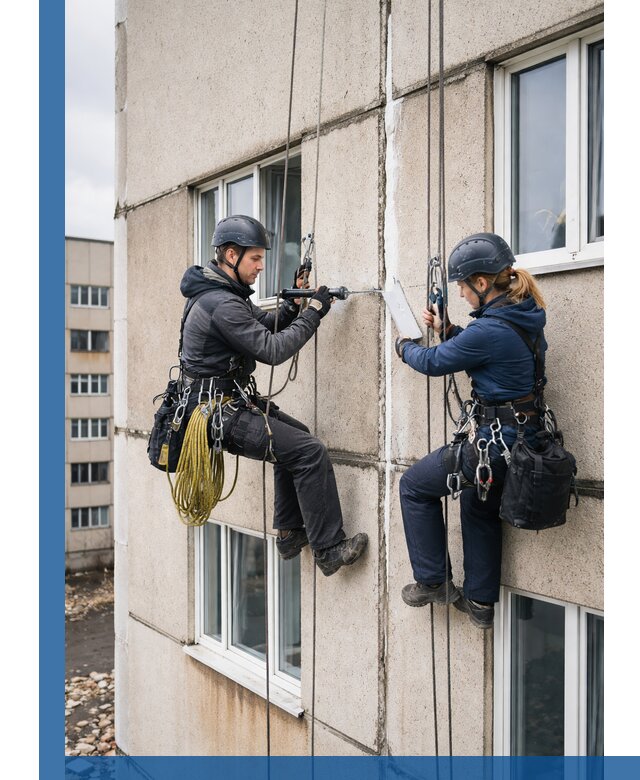 Герметизация межпанельных швов тёплым швом в Ярославле