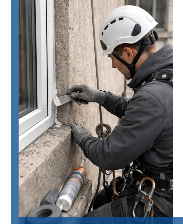 Герметизация монтажных швов окон в Ярославле с гарантией качества