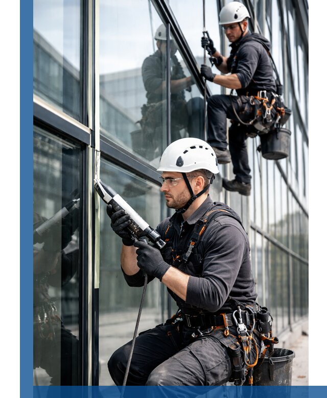 Герметизация витражных швов в Ярославле для зданий и фасадов