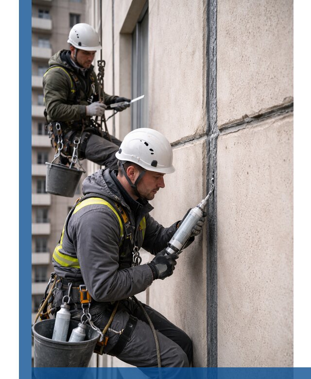 Герметизация деформационных швов фасада в Ярославле качественно