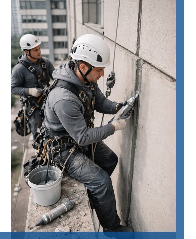 Ремонт деформационных швов здания в Ярославле от 1027 р. | ВЫСОТНИК-Рсл