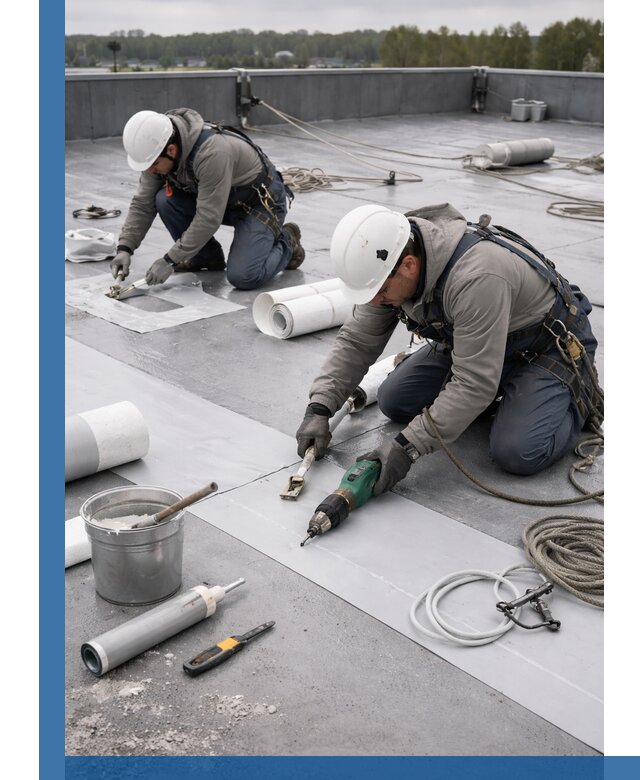 Ремонт мембранной кровли в Ярославле качественно и с гарантией