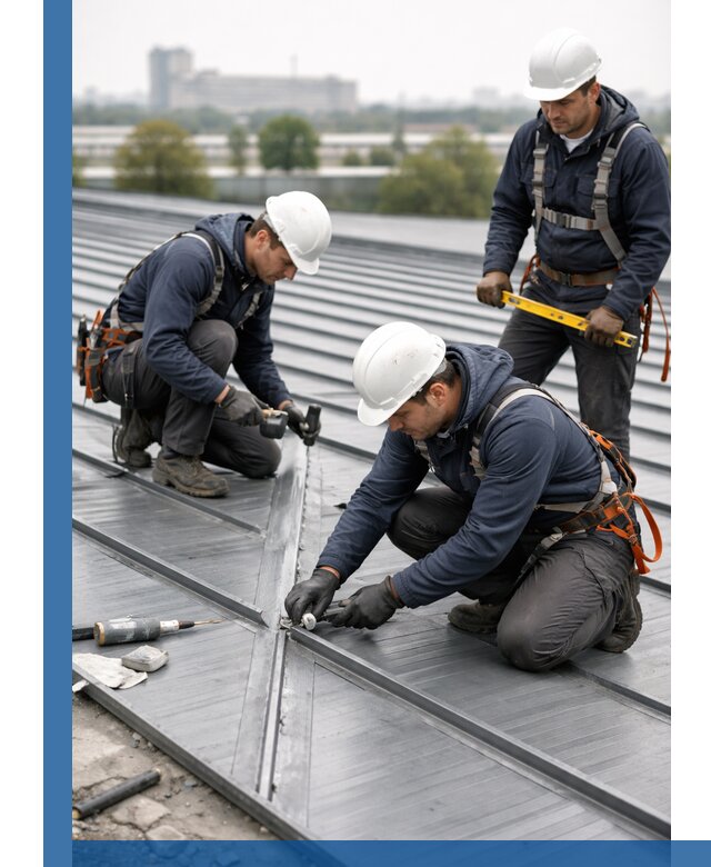 Ремонт фальцевой кровли в Ярославле срочно и качественно