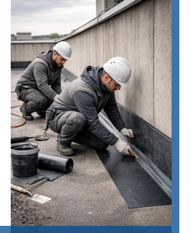 Гидроизоляция примыканий на кровле в Ярославле от 924 р. | ВЫСОТНИК-Рсл