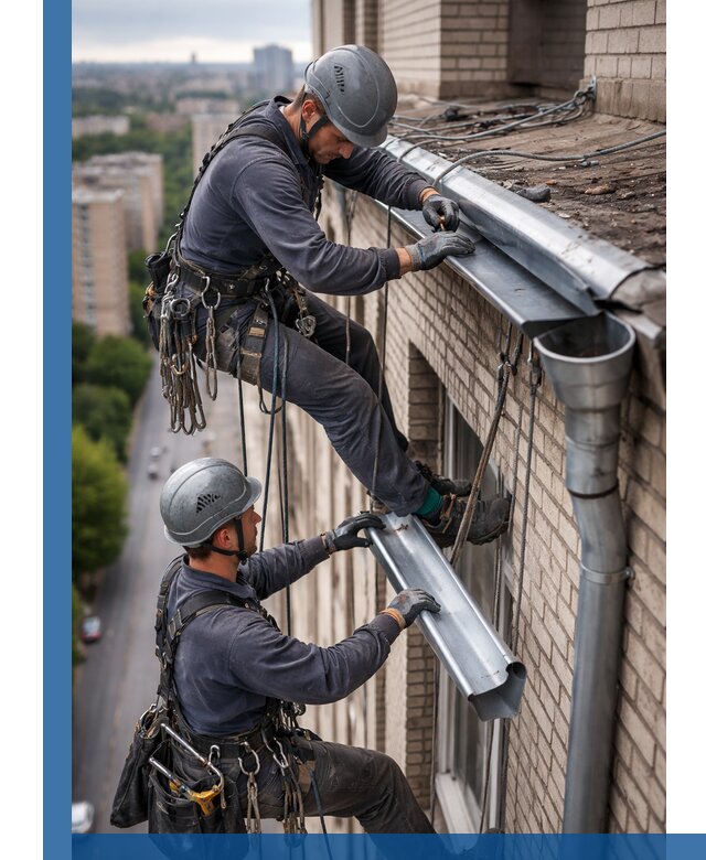 Ремонт водосточных желобов в Ярославле, быстро и качественно