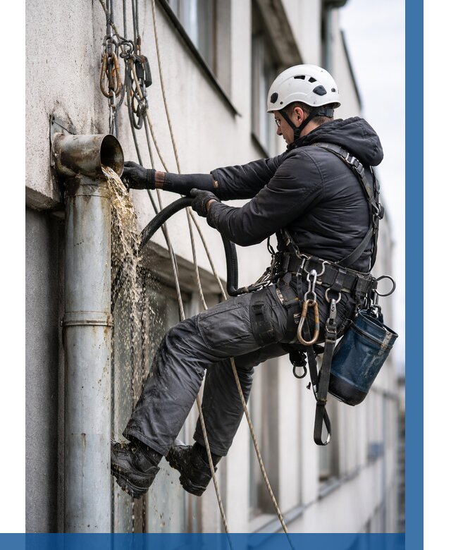 Прочистка водосточных труб в Ярославле от 3594 р. | ВЫСОТНИК-Рсл