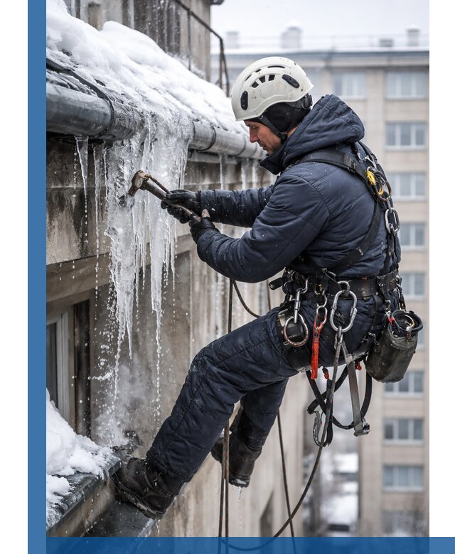 Удаление наледи и чистка водостоков в Ярославле оперативно и безопасно