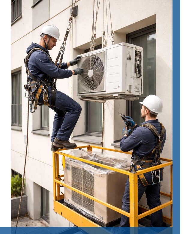 Демонтаж внешнего блока кондиционера в Ярославле от 3594 р. | ВЫСОТНИК-Рсл