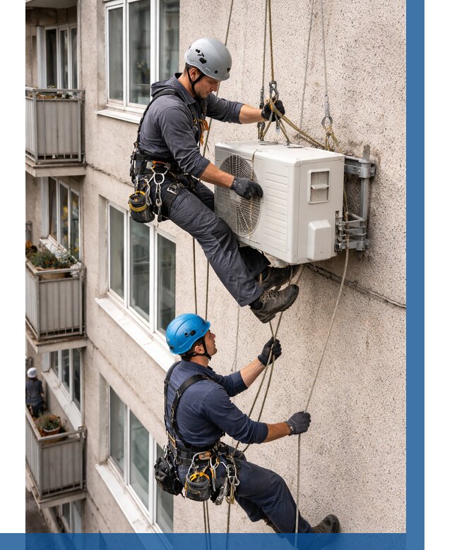 Перенос внешнего блока кондиционера в Ярославле от 9241 р.| ВЫСОТНИК-Рсл