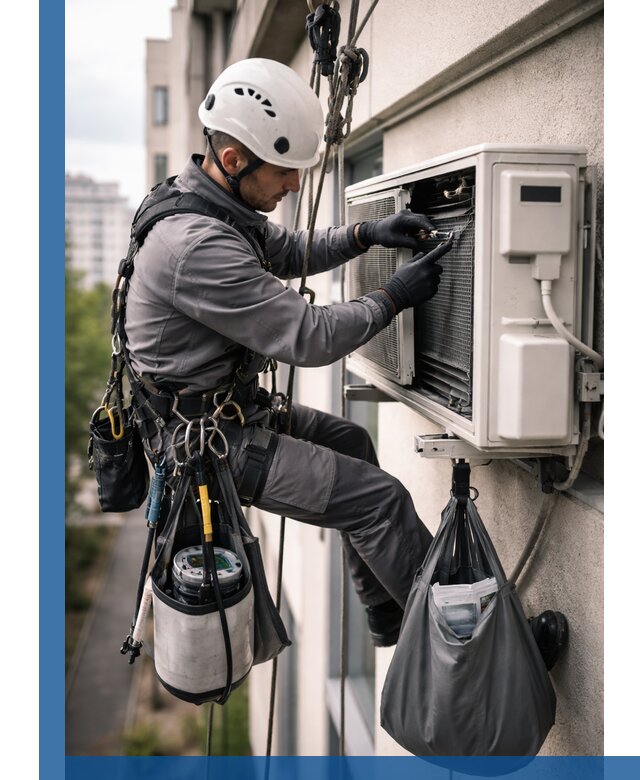 Обслуживание внешнего блока кондиционера в Ярославле профессионально