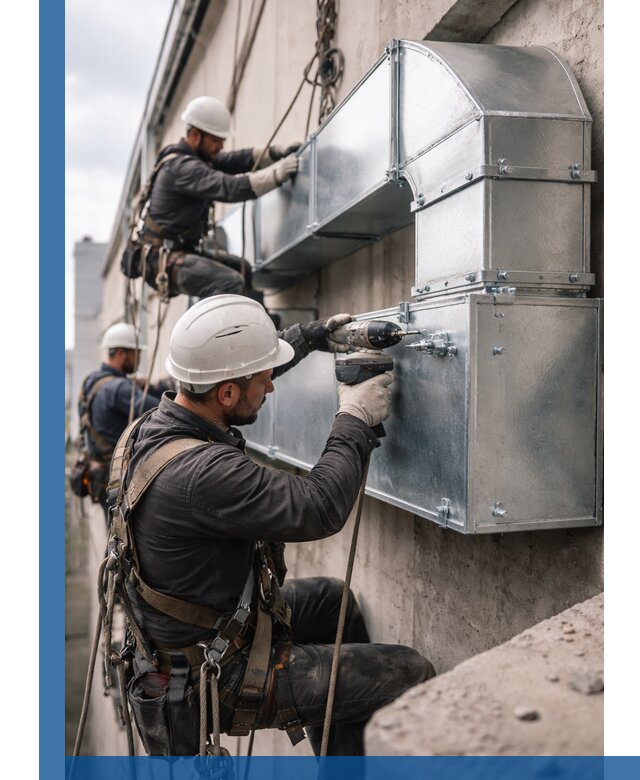 Профессиональный монтаж вентиляционных коробов в Ярославле под ключ