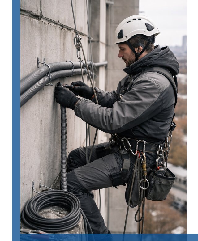 Профессиональный монтаж гофры для кабеля в Ярославле с гарантией