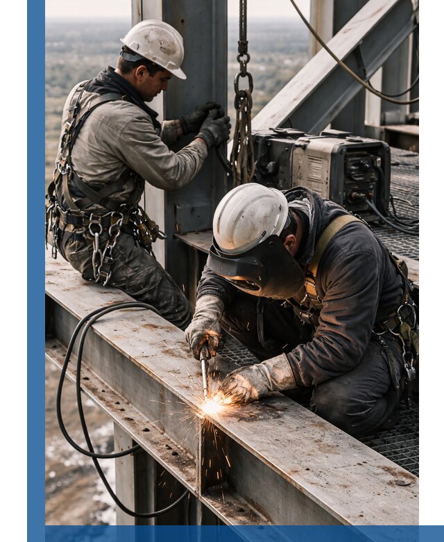 Высотные сварочные работы в Ярославле для промышленных объектов