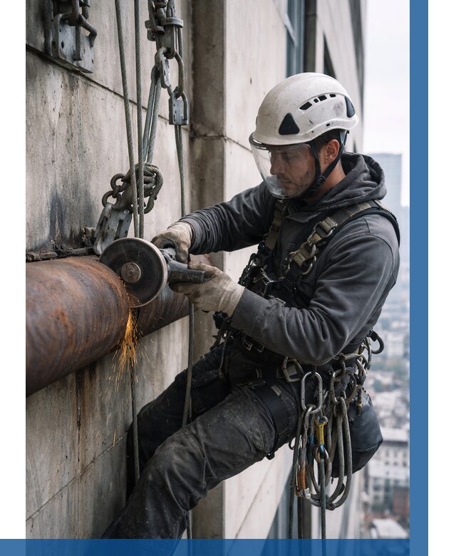 Резка металла на высоте в Ярославле по цене от 4621 р. | ВЫСОТНИК-Рсл