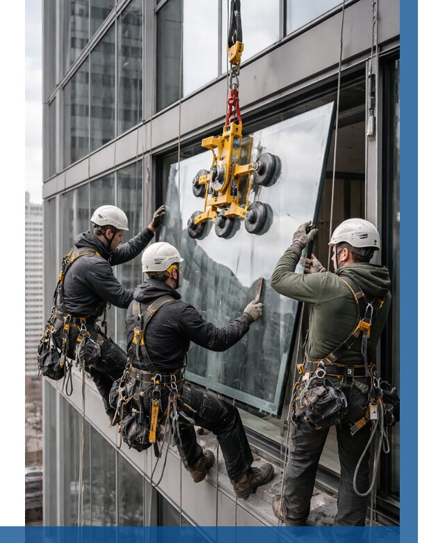 Фасадное остекление зданий под ключ в Ярославле от 10268 р. | ВЫСОТНИК-Рсл