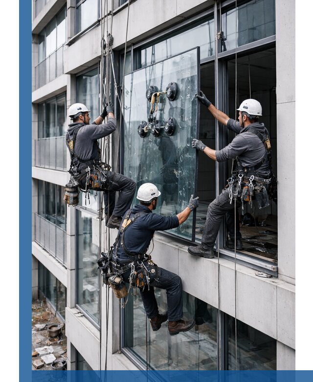 Фасадное остекление и монтаж витражей зданий в Ярославле под ключ