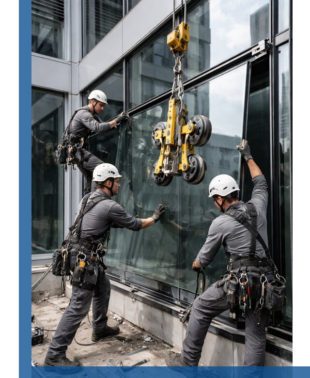 Структурное остекление фасадов в Ярославле монтаж и обслуживание