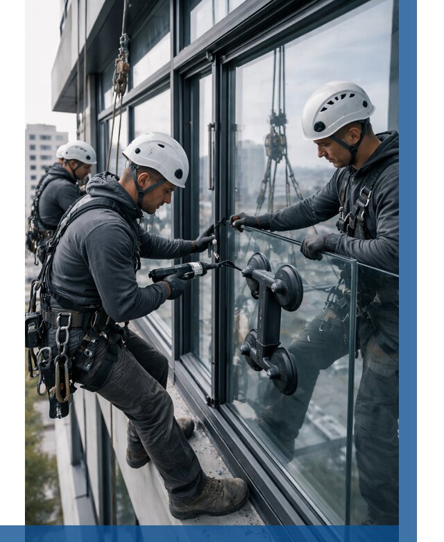 Витражное остекление зданий в Ярославле от 3594 р. | ВЫСОТНИК-Рсл