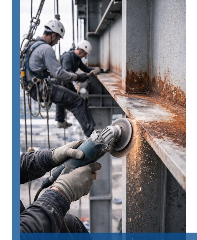 Зачистка металла от ржавчины и подготовка поверхностей в Ярославле