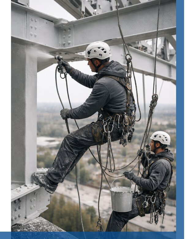 Покраска металлоконструкций на высоте в Ярославле 359 р |ВЫСОТНИК-Рсл