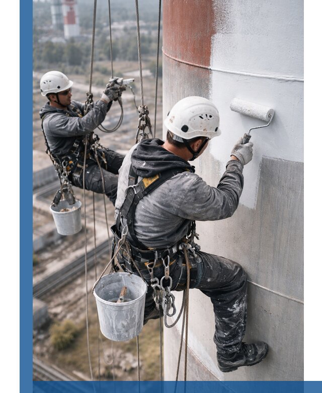 Покраска дымовых труб в Ярославле: антикоррозийная защита и восстановление