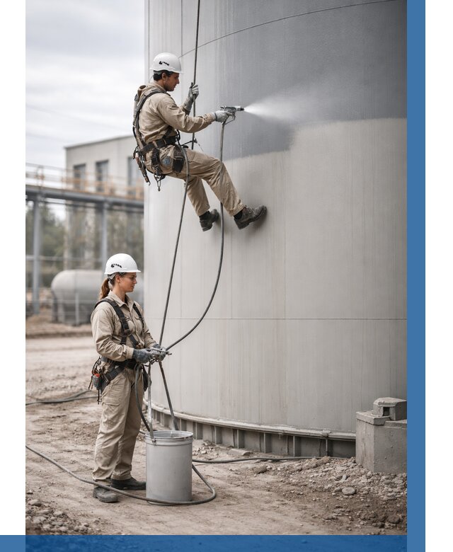 Покраска резервуаров в Ярославле от 1232 р. | ВЫСОТНИК-Рсл — заказать