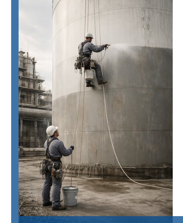 Покраска стальных резервуаров и емкостей в Ярославле профессионально