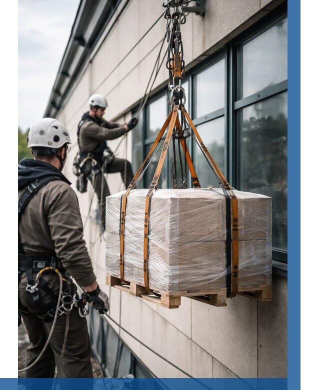 Подъем груза на высоту в Ярославле от 3080 р. | ВЫСОТНИК-Рсл