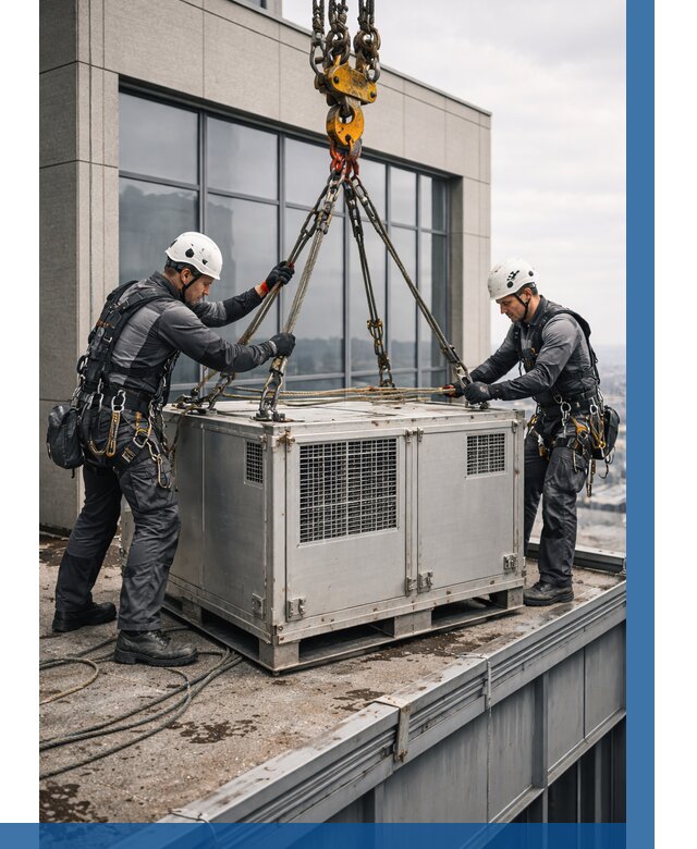 Такелажные работы на высоте в Ярославле от 8214 р. | ВЫСОТНИК-Рсл