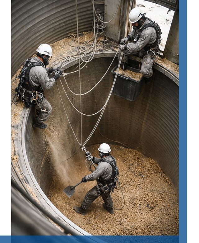 Чистка зерновых бункеров в Ярославле от 12322 р. | ВЫСОТНИК-Рсл