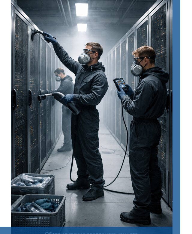 Обеспыливание серверной комнаты в Ярославле от 4621 р. | ВЫСОТНИК-Рсл