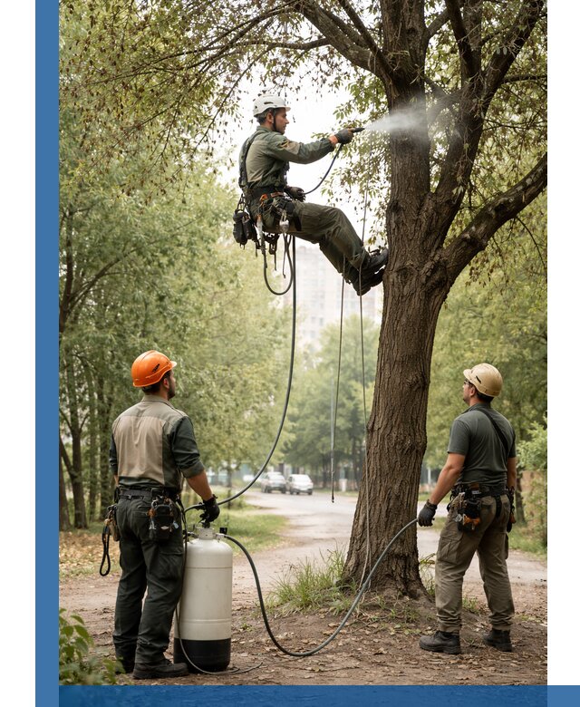 Обработка деревьев от вредителей в Ярославле профессиональная защита