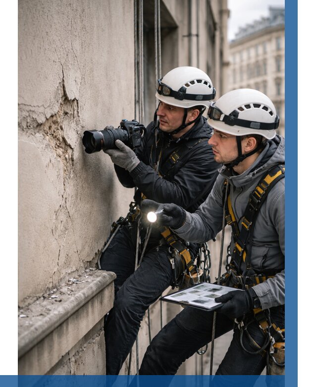 Фотофиксация дефектов фасада в Ярославле от 4621 р. | ВЫСОТНИК-Рсл