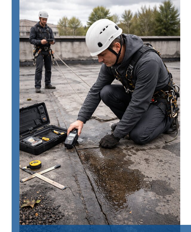 Обследование кровли на протечки и выявление дефектов в Ярославле